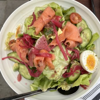 Benchmark - Smoked salmon butter lettuce salad - New American Near Me - Santa Ana, California