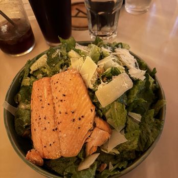 Manuscript - Caesar Salad with Salmon - Cocktail Bars Near Me - Tacoma, Washington