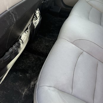 Doc's Carwash - Back interior with small amount of dog hair - Car Wash Near Me - Lewisville, Texas