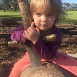 Princess Elizabeth Playground - There is even a sword in the stone!!!
