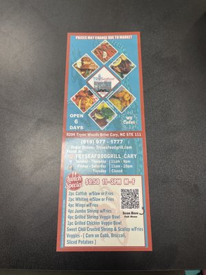 Menu photo 8 TrySeafood Cary Cary, NC