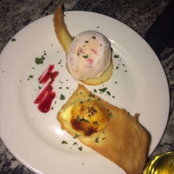 Mezzaluna - Homemade apricot ice cream and creme brûlée - New American Near Me - Fargo, North Dakota