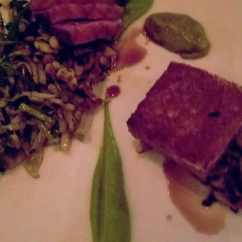 Bacchanalia - Duck breast with duck confit - New American Near Me - Atlanta, Georgia
