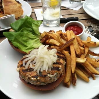 Fork - Salmon burger from the lunch menu - New American Near Me - Philadelphia, Pennsylvania Fork - Salmon burger from the lunch menu - New American Near Me - Philadelphia, Pennsylvania