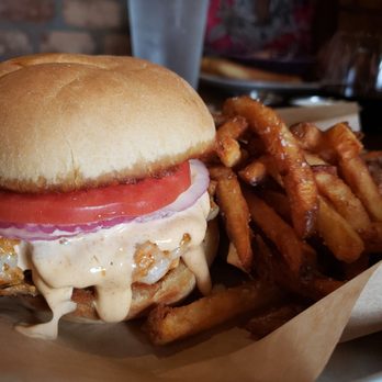 Kitchen Sync - Shrimp burger - Pizza Near Me - Greenville, South Carolina Kitchen Sync - Shrimp burger - Pizza Near Me - Greenville, South Carolina