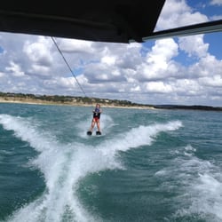 Paradise Watersports - Strong boat got our newbie skiers up and out of the water in a flash