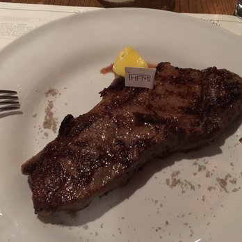 Chuck's Steakhouse - This is one of their four kinds of New York, sad looking plate and rather thin for the price. - Steakhouses Near Me - Banff, Alberta Chuck's Steakhouse - This is one of their four kinds of New York, sad looking plate and rather thin for the price. - Steakhouses Near Me - Banff, Alberta