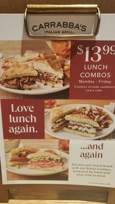 Menu photo 1 Carrabba's Italian Grill Hickory, NC