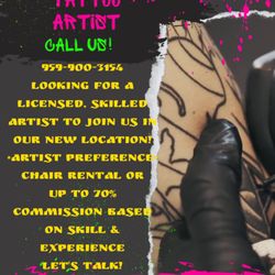 Exodus Tattoo & Body Piercing - WE ARE HIRING! TATTOO ARTIST WANTED! CALL NIKO NOW!