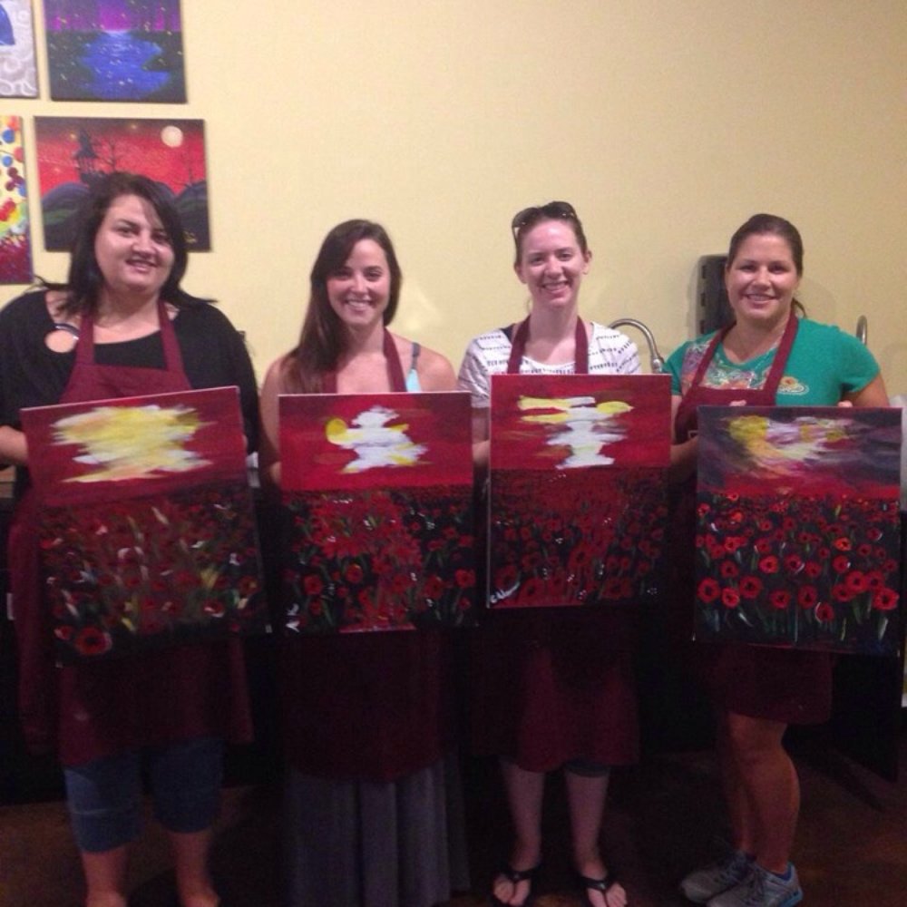 Pinot's Palette - The girls from Friday night. - Art Classes Near Me - Lexington, Kentucky Pinot's Palette - The girls from Friday night. - Art Classes Near Me - Lexington, Kentucky