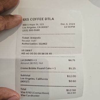 6XS COFFEE DTLA - Updated September 2025 - 118 Photos & 59 Reviews ...