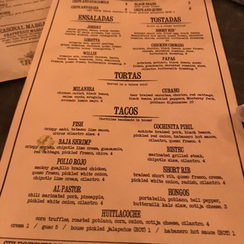 Bakersfield DET - Menu - Tacos Near Me - Detroit, Michigan