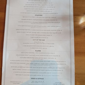 Farmstead At Long Meadow Ranch - Menu - American Near Me - Saint Helena, California