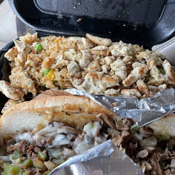 Best Wing & Grill - Philly cheesesteak & fried rice combo - Chicken Wings Near Me - Duluth, Georgia