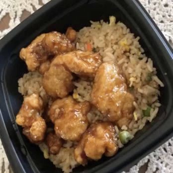 Panda Express - Chicken bowl with rice - Chinese Near Me - Porterville, California Panda Express - Chicken bowl with rice - Chinese Near Me - Porterville, California