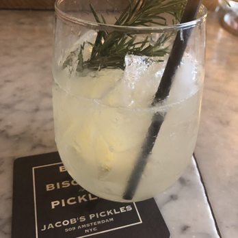 Jacob's Pickles - Rosemary lemonade - Comfort Food Near Me - New York, New York Jacob's Pickles - Rosemary lemonade - Comfort Food Near Me - New York, New York