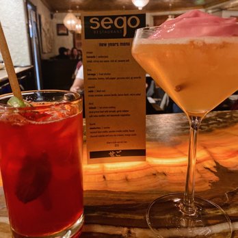 Sego Restaurant - The Wave and Prickly Pear Margarita - New American Near Me - Kanab, Utah