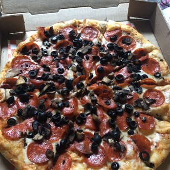 La Pizza Nostra - Large three topping. - Pizza Near Me - Clovis, California La Pizza Nostra - Large three topping. - Pizza Near Me - Clovis, California