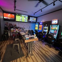 Town Liquor - games and a inside bar