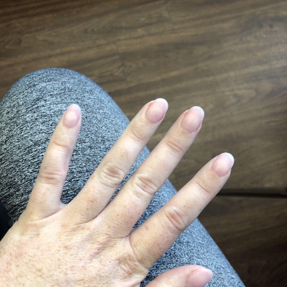 Star Nails - Before.... yes there is a dip on my nails. - Nail Salons Near Me - Clarkston, Michigan
