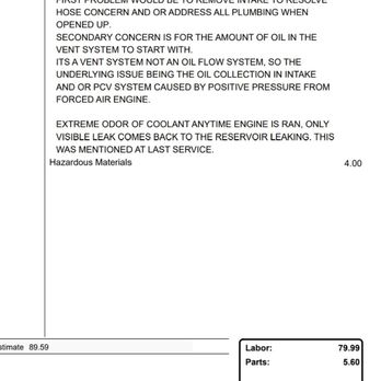 Integrity Automotive - Comeback Repair Order - Auto Repair Near Me - Hurst, Texas Integrity Automotive - Comeback Repair Order - Auto Repair Near Me - Hurst, Texas