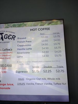 Menu photo 8 Voyager Coffee Norfolk, VA