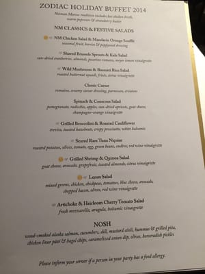 Menu photo 5 The Zodiac Dallas, TX