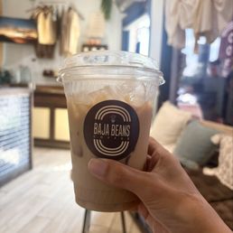 Iced vanilla latte Iced vanilla latte