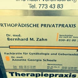 Orthopädische Privatpraxis Dr. med. Bernhard M. Zahn
