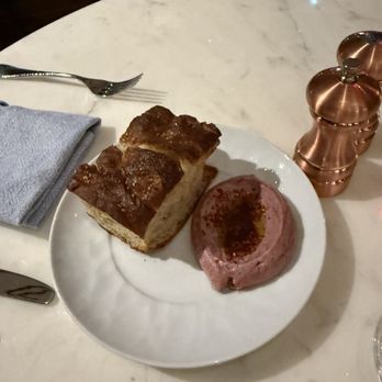 Blue Aster - Complementary Bread with Kalamata olive butter. - Breakfast & Brunch Near Me - Nashville, Tennessee
