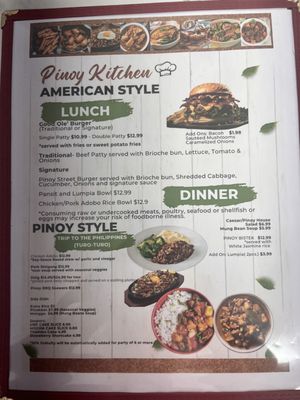 Menu photo 8 Pinoy Kitchen Vinton, VA