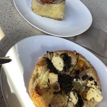 Con Pane Rustic Breads & Cafe - Brioche Cinnamon Rolls and Thursday, Saturday, & Sunday - Pesto, Ricotta, Roasted Shallots & Yellow Cherry Tomato - Bakeries Near Me - San Diego, California Con Pane Rustic Breads & Cafe - Brioche Cinnamon Rolls and Thursday, Saturday, & Sunday - Pesto, Ricotta, Roasted Shallots & Yellow Cherry Tomato - Bakeries Near Me - San Diego, California