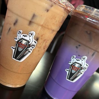 Coffinated Coffee - Horrorchata Krunch Latte & Fear Street - Coffee & Tea Near Me - La Puente, California