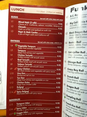 Menu photo 5 Sushi 2 Go Etobicoke, ON