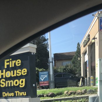 Fire House Smog - It's a drive thru I actually sat in the car while he did the check there is a small waiting room but due to Covid I would not wait inside - Smog Check Stations Near Me - Antioch, California