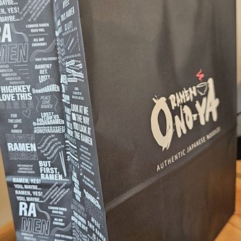 Onoya Ramen - King Street - Take out bag - Ramen Near Me - Honolulu, Hawaii Onoya Ramen - King Street - Take out bag - Ramen Near Me - Honolulu, Hawaii