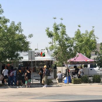 Tacos Ordaz - Food truck and seating area - Food Trucks Near Me Tacos Ordaz - Food truck and seating area - Food Trucks Near Me