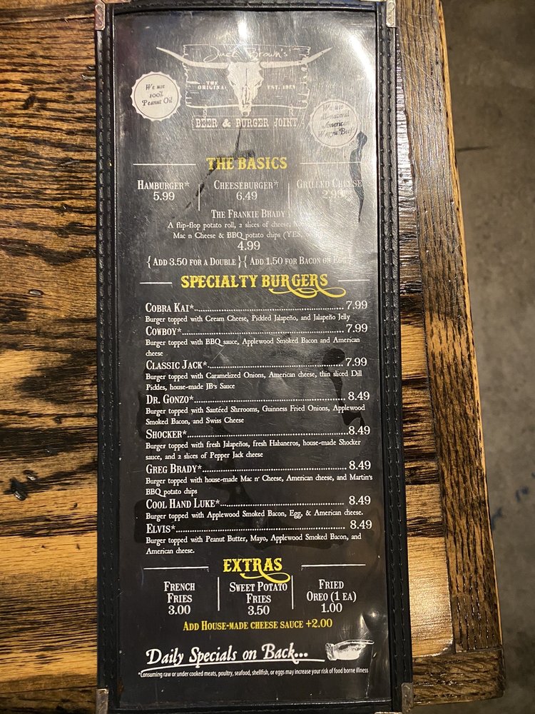 Jack Brown's Beer & Burger Joint - KDH