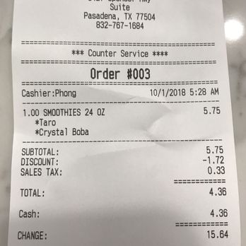 Sweet Lemon - Bubble Tea Near Me - Pasadena, Texas