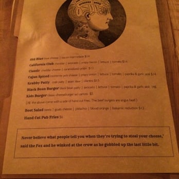 Fox and Crow - Food menu - Cocktail Bars Near Me - Jersey City, New Jersey Fox and Crow - Food menu - Cocktail Bars Near Me - Jersey City, New Jersey