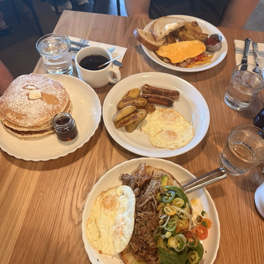 Our Nest - Aaron stack, omelette and Popo toast - Breakfast & Brunch Near Me - Brea, California