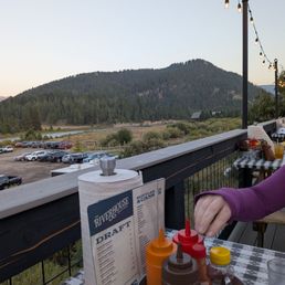 Deck is delightful, chilly when the sun sets