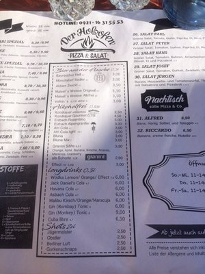 Menu photo 3 Der Holzofen Bayreuth, BY