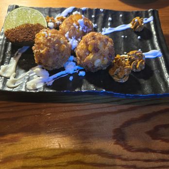 Bliss - Mexican corn fritters - New American Near Me - San Antonio, Texas Bliss - Mexican corn fritters - New American Near Me - San Antonio, Texas