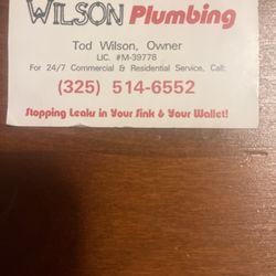 Wilson Plumbing