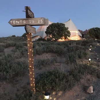 Under Canvas Moab - View of the office - Campgrounds Near Me - Moab, Utah