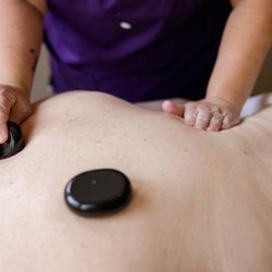 Your Healthy Karma - Hot stones provide penetrating heat to promote circulation and comfort