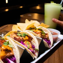 Star Cinema Grill - Salmon Fajita Tacos