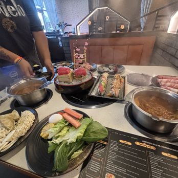 EJ's Hot Pot & Sushi - what we got - Sushi Bars Near Me - Austin, Texas