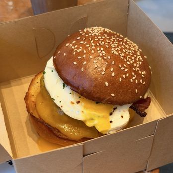 Sugarwolf Bakery - smash sausage sandwich - Bakeries Near Me - Austin, Texas